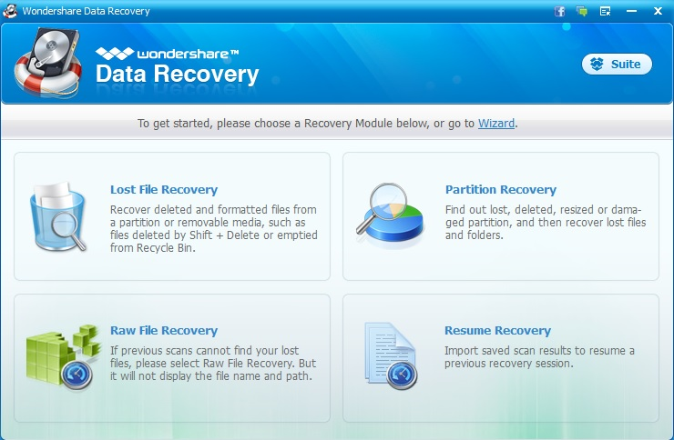 wondershare data recovery