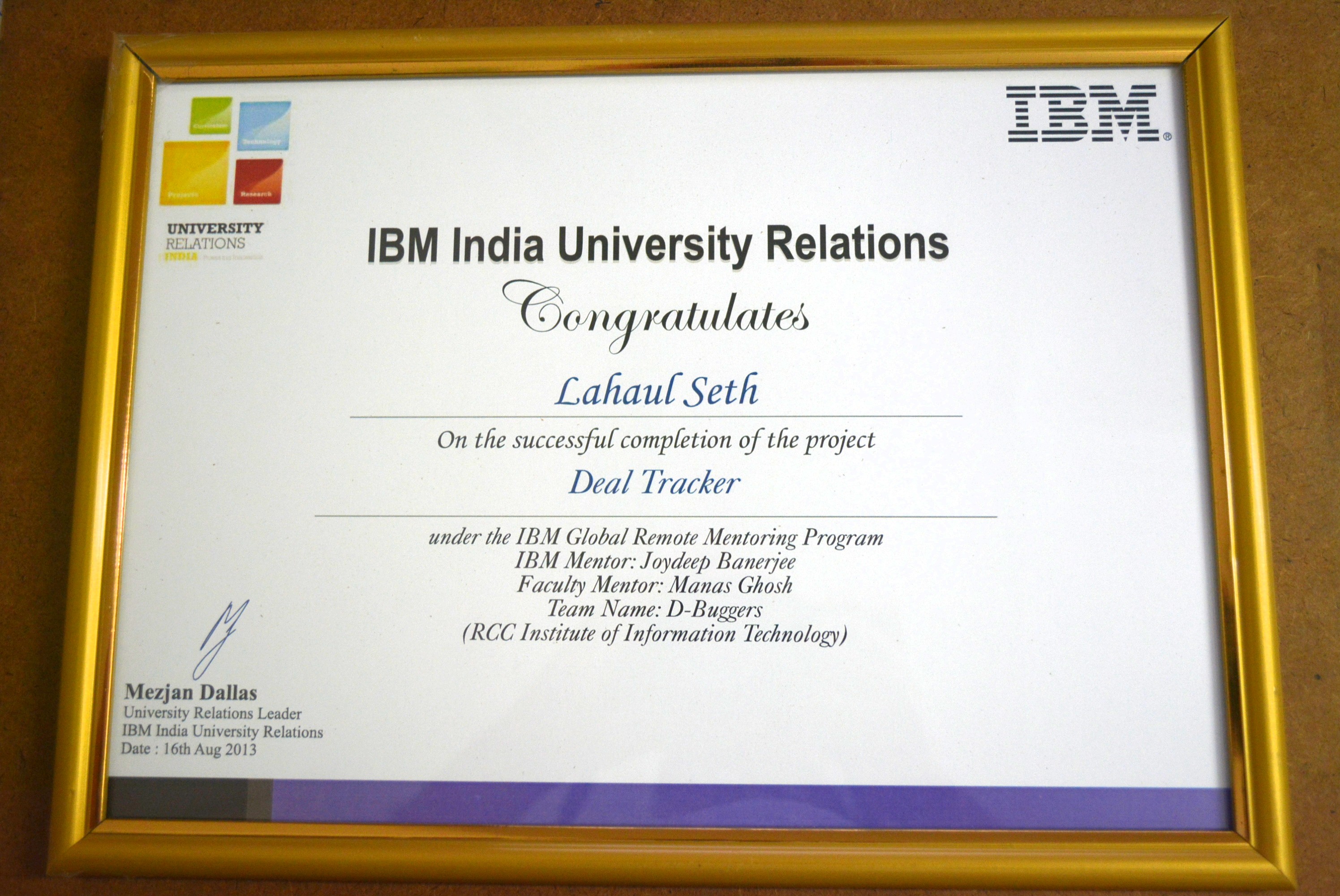 ibm certificate
