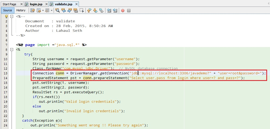 3 Easy Steps To Create A Simple JSP Login Page With MySQL
